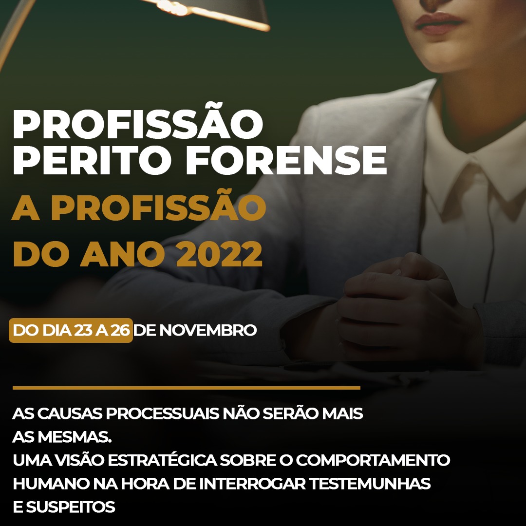 Workshop Profissão Perito Forense Em Análise De Credibilidade 3078